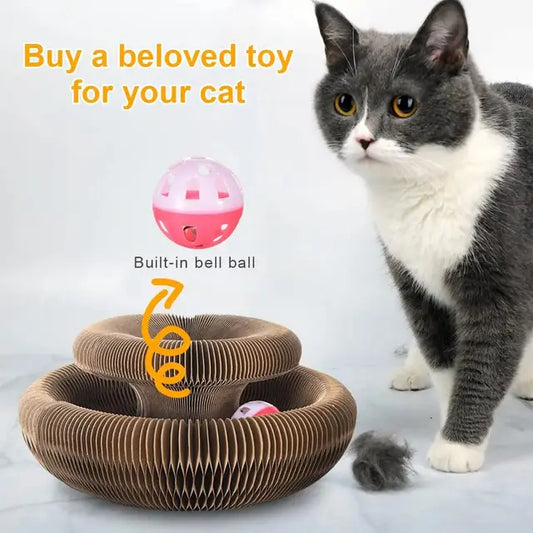 Pawivo™ Interactive Cat Scratcher Bed