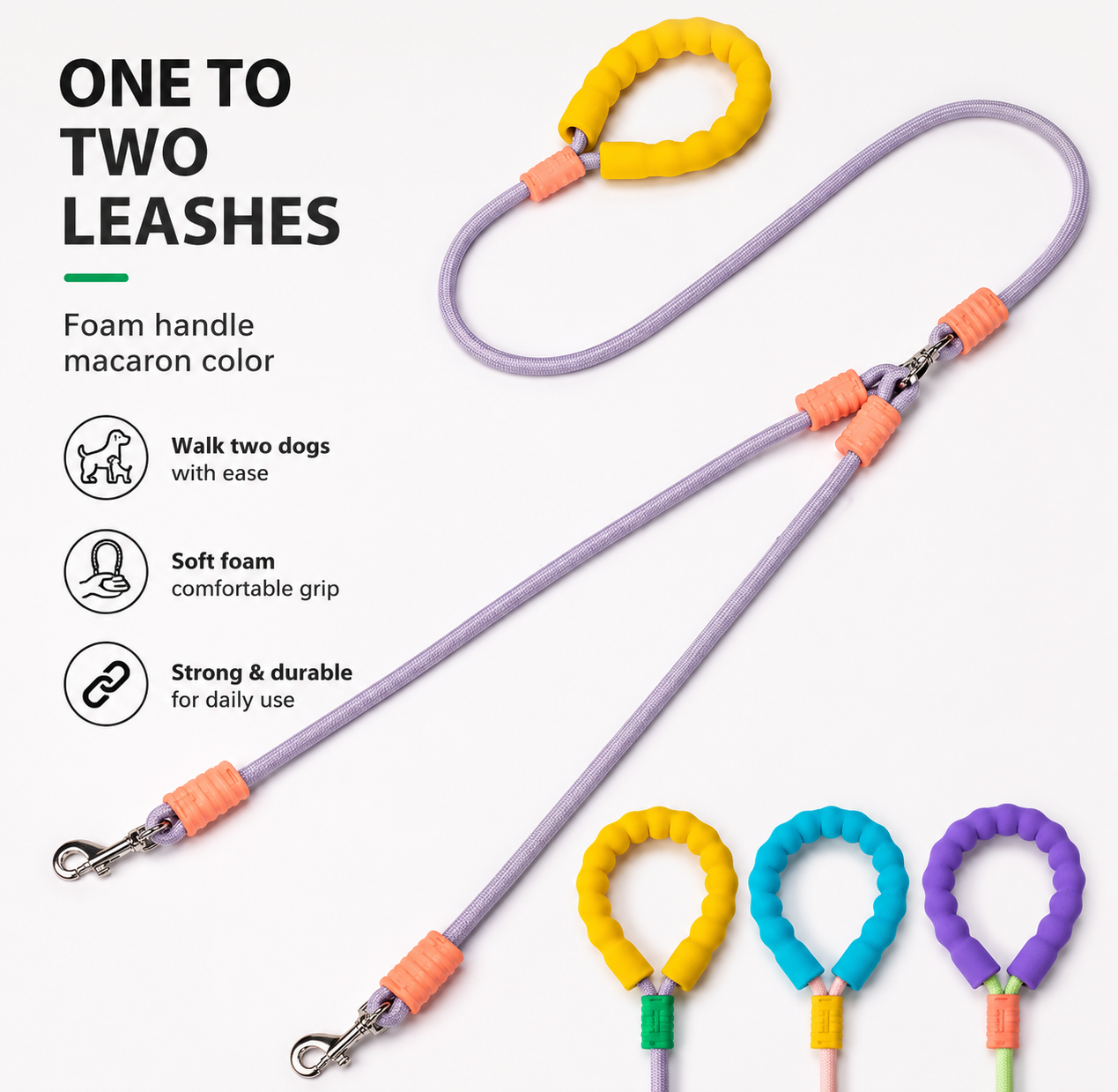 Pawivo™ DualFlex Dog Leash Coupler