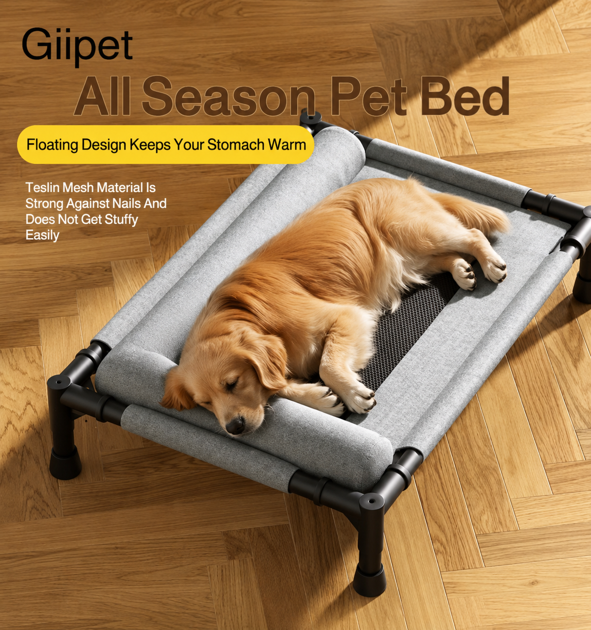 Pawivo™ Elevated Cooling Dog Bed