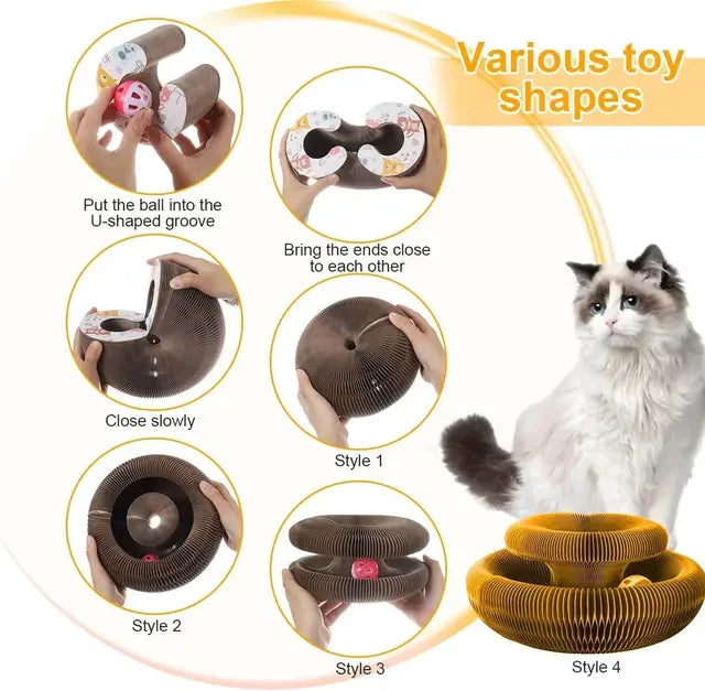 Pawivo™ Interactive Cat Scratcher Bed